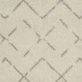thumbnail image 5 of SAFAVIEH Arizona Zarif Geometric Shag Area Rug, Ivory/Beige, 5'1" x 5'1" Round, 5 of 8