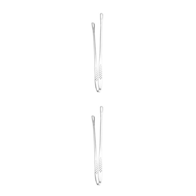 Toystoory Pinzas para barbacoa Pinzas para alimentos Pinzas para servir Herramientas de cocina Picnic Accesorios para exteriores 12 pulgadas 2Conjunto