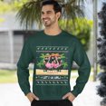 thumbnail image 3 of Christmas Sweatshirt, Let's Go Girls Flamingo Trip Sweatshirt, Cute Tropical Bird Group Holiday Jumper, Best Friend Gift for Her, 3 of 5
