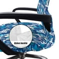 thumbnail image 5 of HELLHERO Butterfly Print Office Chair Cover, Spandex Removable Stretchable Desk Chair Covers 1 Piece, Rotating Chairs Slipcover Dustproof Blue, 5 of 7