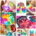 thumbnail image 3 of Kit de tinte anudado HTVRONT, grande, 500 ml, 6 colores vibrantes, no tóxico, 3 of 7