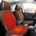 thumbnail image 6 of Car Seat Cushion Winter Warm Thickened Heated Seat Cover Plush Soft Comfortable Auto Interior Accessories Non Slip Bottom Universal Fit For Vehicle Truck SUV Cold Weather Driving Cozy, 6 of 6