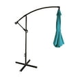 thumbnail image 3 of GARDEN 10 Ft Offset Cantilever Umbrellas for Patio Outdoor Shade, Turquoise, 3 of 9