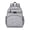 Grey-36, variant on Fantasy Unicorn Students Backpack Flying Unicorn and Rainbow Theme with Stars, Moon, and Cute Watercolor Illustration