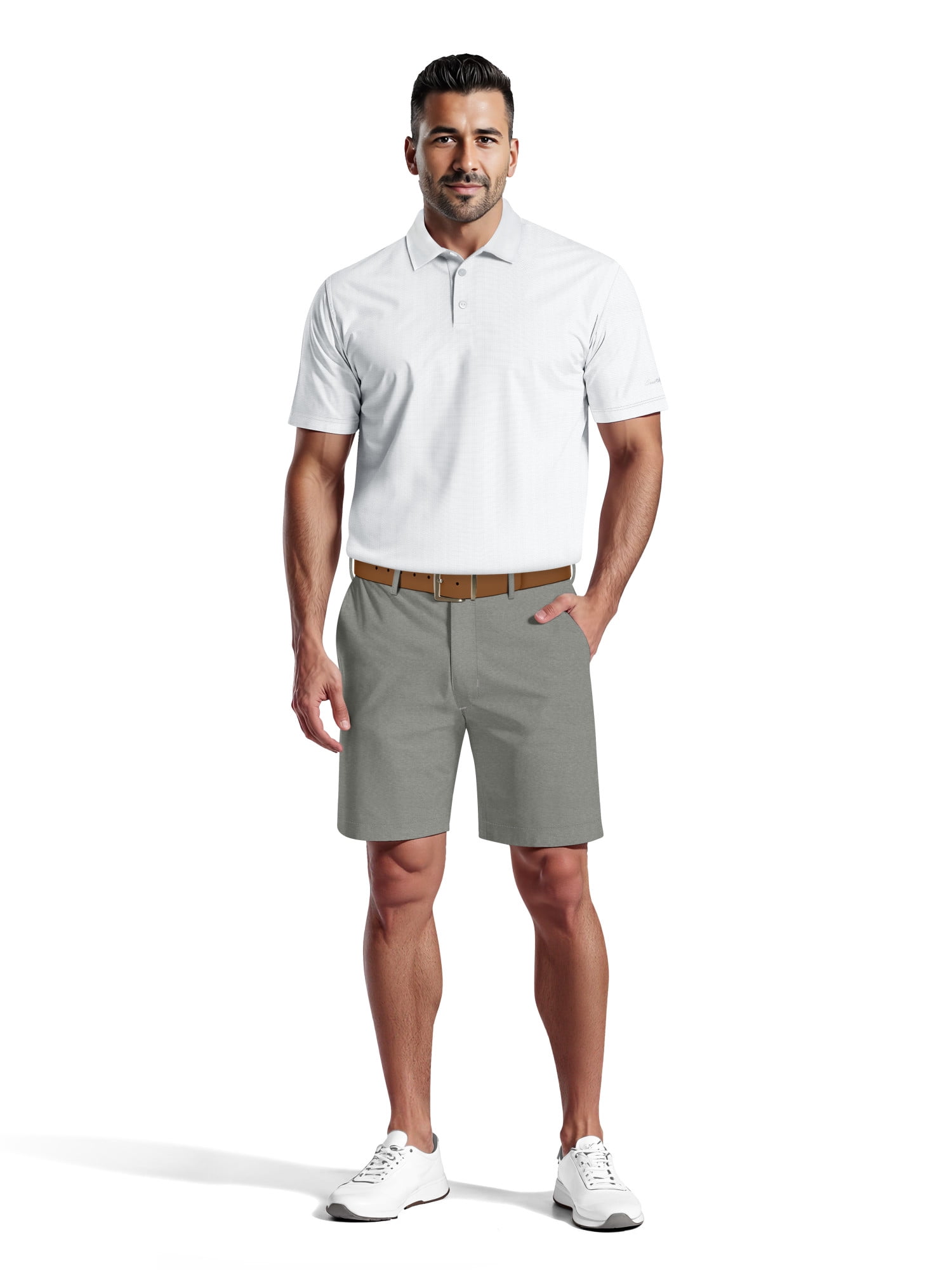 Ben Hogan Men's & Big Men's Stretch Golf Shorts with Active Waistband, 7" & 9" Inseams, Sizes 30-50
