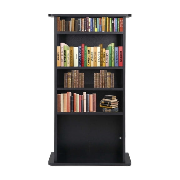 AetherLoveShelf Multimedia Storage Cabinet Organizer Movie Tower Stand Media Rack