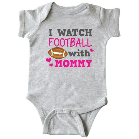 

Inktastic I Watch Football with My Mommy Gift Baby Girl Bodysuit