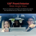 thumbnail image 4 of YADA 1080P Dual Camera Dashcam, 120 Degree Wide Angle Lens, 1.5" LCD Screen, G-Sensor Technology with Park and Record Mode, 4 of 12