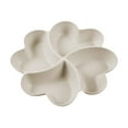 thumbnail image 1 of Assiettes à Collation avec Compartiments Assiettes Réutilisables avec Séparateurs Assiettes à Collation Bol à Collation avec Compartiments pour la Maison Fête pour Bonbons Fruits Aliments Fil Séché Rangement Grand Rond Produits pour Cuisine Petit, 1 of 7