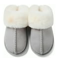 thumbnail image 7 of Evlmd Fuzzy House Slippers for Women, Memory Foam Fluffy Soft Warm Slip On House Slippers, Anti-Skid Cozy Plush for Indoor Outdoor, 7 of 7