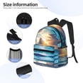 thumbnail image 3 of Disketp Ocean View Bedroom Mochila Ligera Clásica con Múltiples Bolsillos, Mochila Casual para Hombre y Mujer, Ideal para Escuela, Trabajo y Viajes, 3 of 6