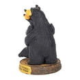 thumbnail image 3 of BearFoots Forever and Always Wedding Anniversary Black Bear Couple Figurine, 3 of 3