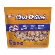 Chick-O-Stick, Gluten Free, Crunchy Peanut Butter Rolled in Toasted Coconut Hard Candy, 8.47oz