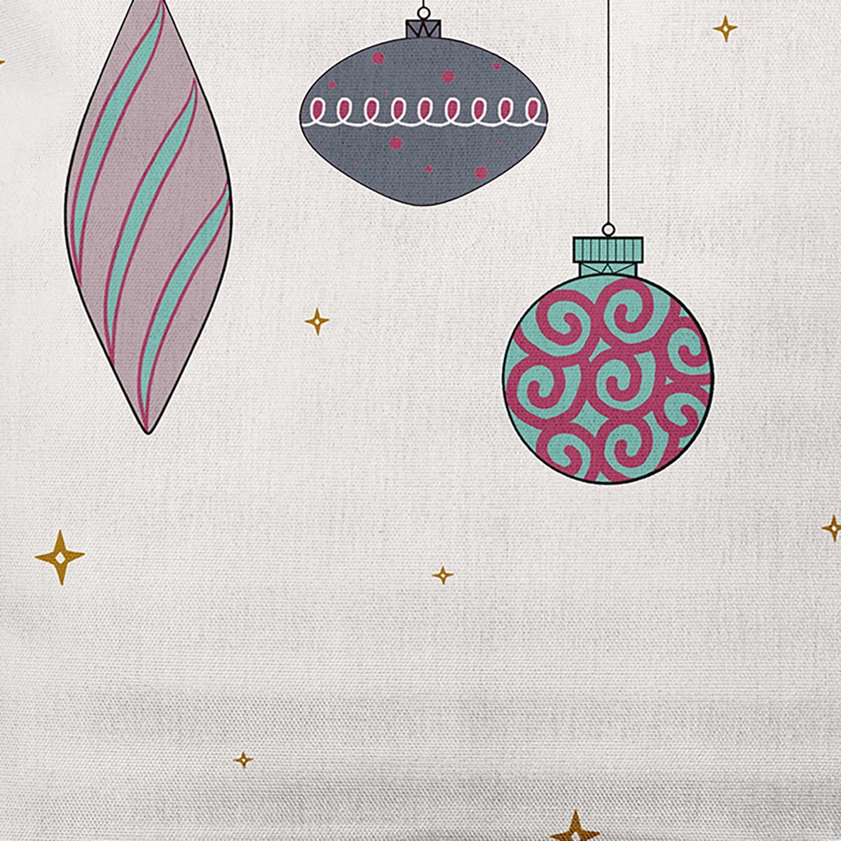Simply Daisy Steel Colored Light Bright Christmas Soft Spun Polyester Decorative Throw Pillow, 14" x 20"
