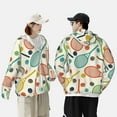 thumbnail image 4 of Fotbe Racket and Tennis Ball Chaqueta con Protección Solar UPF 50+ para Hombre y Mujer, Camisa con Capucha y Bolsillos-Large, 4 of 7