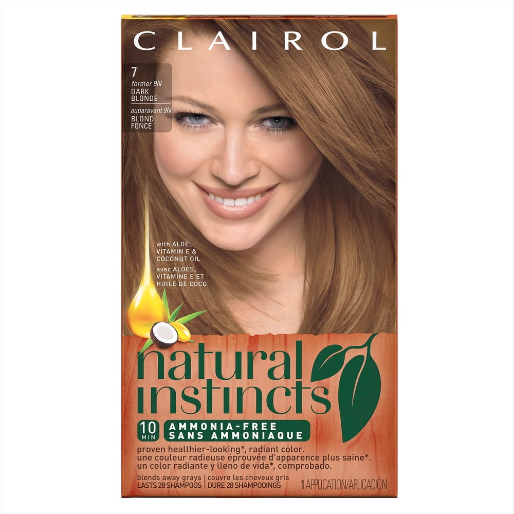 Clairol Natural Instincts Semi Permanent Hair Color Dark Blonde 7 9N 