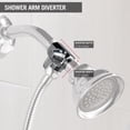 thumbnail image 3 of 3-Way Brass Chrome Diverter T Shape Adapter Valve for Shower Head Mounted, 3 of 10
