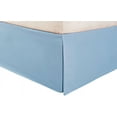 thumbnail image 2 of Alive Pixels Bed Skirt Blue Solid 100% Cotton Split Corner 1-Pc 18" inch Drop 800TC (Olympic Queen, Blue), 2 of 5