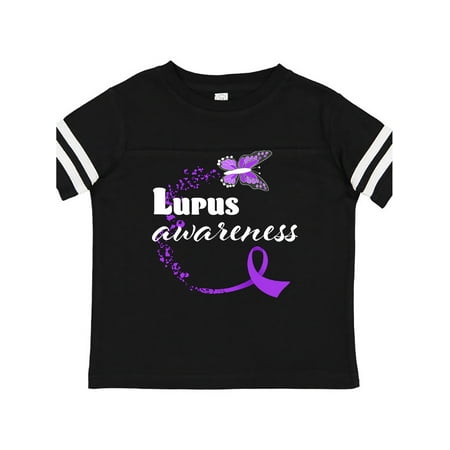 

Inktastic Lupus Awareness butterfly ribbon Gift Toddler Boy or Toddler Girl T-Shirt
