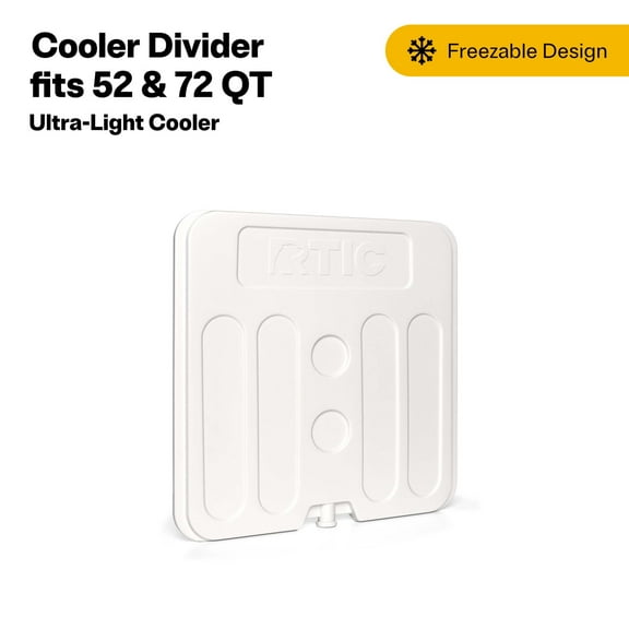 RTIC Freezable Cooler Divider, for 32 QT Ultra-Light Cooler, White