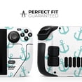 thumbnail image 2 of Design Skinz - Compatible with Steam Deck - Skin Decal Protective Scratch-Resistant Removable Vinyl Wrap Cover - Teal Micro Anchors, 2 of 5
