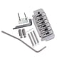thumbnail image 1 of Tremolo Tornillos Llave Tremolo Bar Studs para Guitarra Eléctrica Yuyangstore Plata, 1 of 8