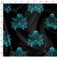 thumbnail image 4 of Soimoi Poly Georgette Fabric Ogee Damask Print Fabric by Yard 42 Inch Wide, 4 of 5