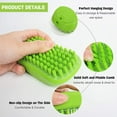 thumbnail image 2 of Professional Dog Shampoo Grooming Brush for Washing & Massaging Dogs, Cats, Horses. Soft Rubber Bristles, 2 of 6