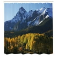 thumbnail image 3 of Ambesonne Landscape Shower Curtain, Colorado Village, 69"Wx70"L, Green Blue, 3 of 5