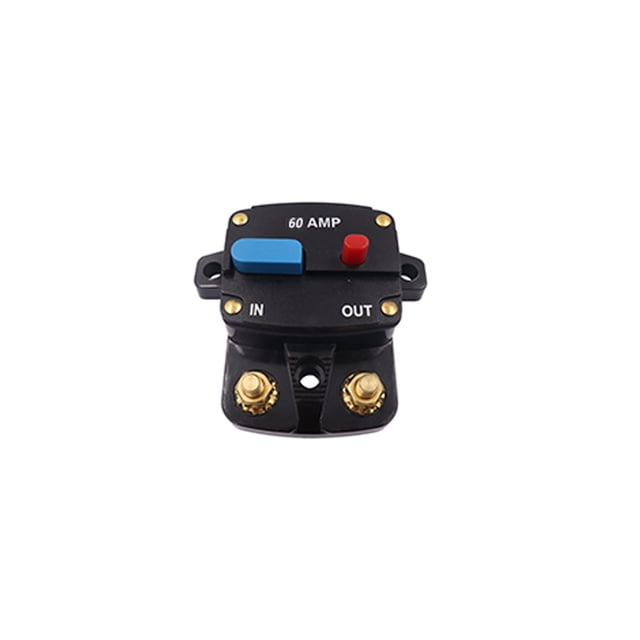 Practical Circuit Breaker Fuse Inverter Waterproof Overload Protection Convenient metal materials and Fuse Holder Auto Car Marine Boat 60A