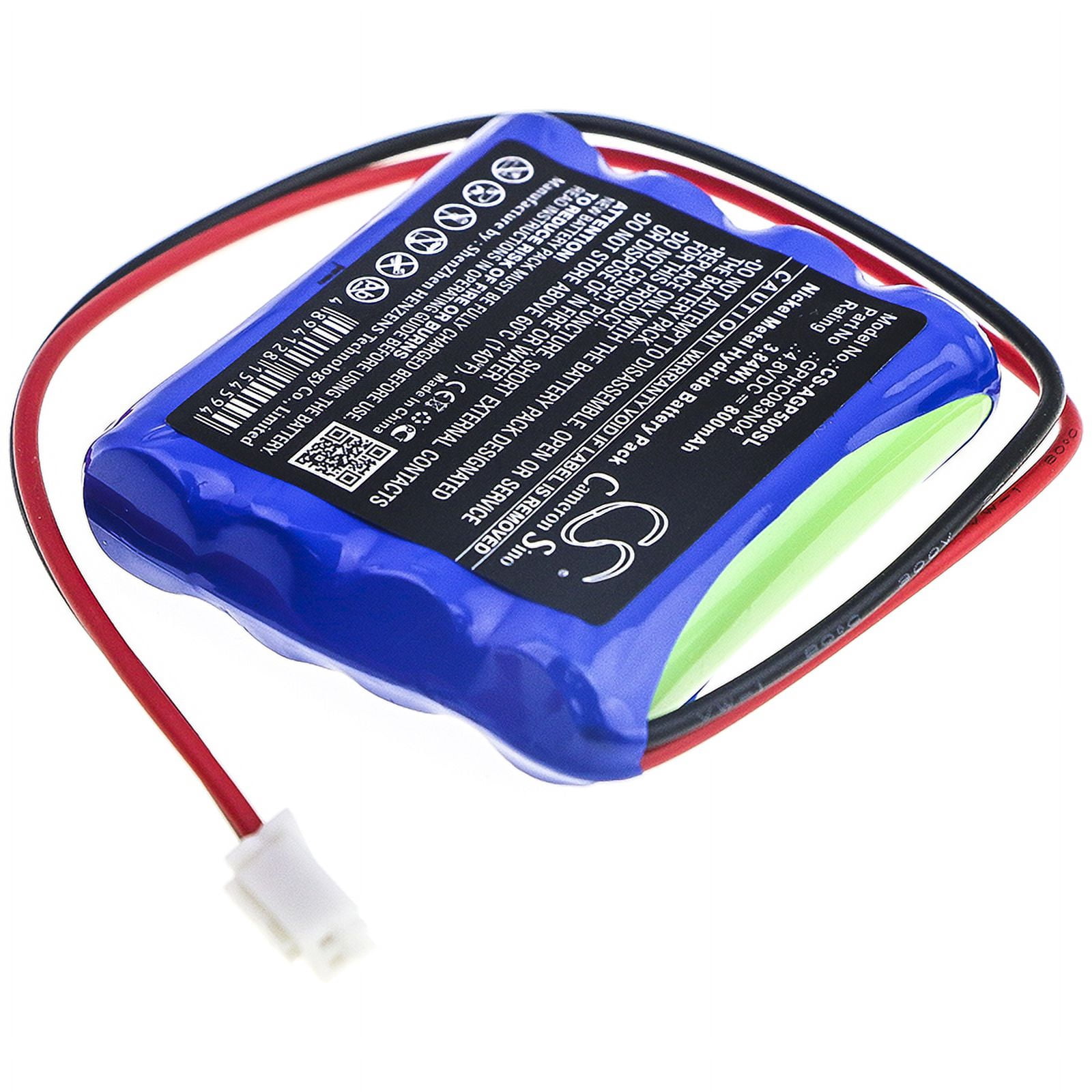 Replacement Battery for Algol ZP-500N,PN:GPHC083N04,800mAh