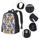 thumbnail image 2 of Fotbe Llamas Colorful Mochila para Hombre y Mujer - Tela Oxford 600D Resistente - Mochila Impermeable de Gran Capacidad para Escuela, Viajes y Senderismo, 2 of 6