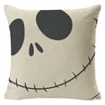 thumbnail image 4 of Xerarch 18"x18" Halloween Throw Pillows Covers, Pillow Covers, Linen Pillow Cases, Halloween Decorations Indoor, Outdoor for Fall Home Halloween Decor, 4 of 5