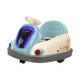 thumbnail image 2 of Montar en un automóvil eléctrico que se pone alando luces LED de juguete Vehículos eléctricos con música para bebés Niños para el regalo de vacaciones azul, 2 of 8