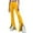 Yellow, variant on Linen Pants Women Summer Solid Color Denim Elastic High Waist With Pockets Casual Cargo Jeans Straight Leg Trousers Outwear,Yellow,L