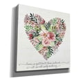 thumbnail image 2 of Epic Graffiti 'Love is Patient Flower Heart' by Cindy Jacobs, Canvas Wall Art, 18"x18", 2 of 2