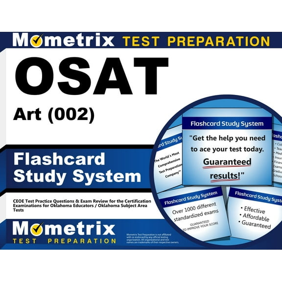 Osat Art (002) Flashcard Study System : Ceoe Test Practice Questions & Exam Review for the Certification Examinations for Oklahoma Educators / Oklahoma Subject Area Tests (Cards)
