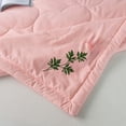 thumbnail image 4 of Fmbmuo Herbal-Infused Summer Cooling Quilt Lightweight Breathable Air Conditioner Blanket Machine Washable Twin/Twin XL (Pink), 4 of 5