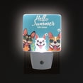 thumbnail image 3 of Hello Summer Cute Dog Night Light 2 Pack LED Nightlight Plug into Wall Dusk to Dawn Sensor Soft White, 3 of 7