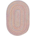 thumbnail image 1 of Rhody Rug PT08R024X036 2 x 3 in. Playtime Pink & Multicolor Oval Rug, 1 of 1
