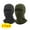 Black&Green, variant on 2 Pieces Balaclava Ski Mask Face Cover Skin-Friendly Lightweight Thermal Face Mask Black