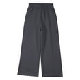 thumbnail image 7 of Xudanell Baggy Sweatpants Girls Oversized Wide Leg Elastic Waist Drawstring Sweat Pants Lounge Athletic Pants Slacks for 2-4 Years, 7 of 7