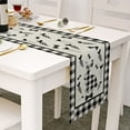 thumbnail image 4 of asddcavvf Easter Bunny Egg Pattern Linen Print Kitchen Dining Room Insulated Decorative Placemat（G） Modern Table Runners 72 Inches Long, 4 of 6