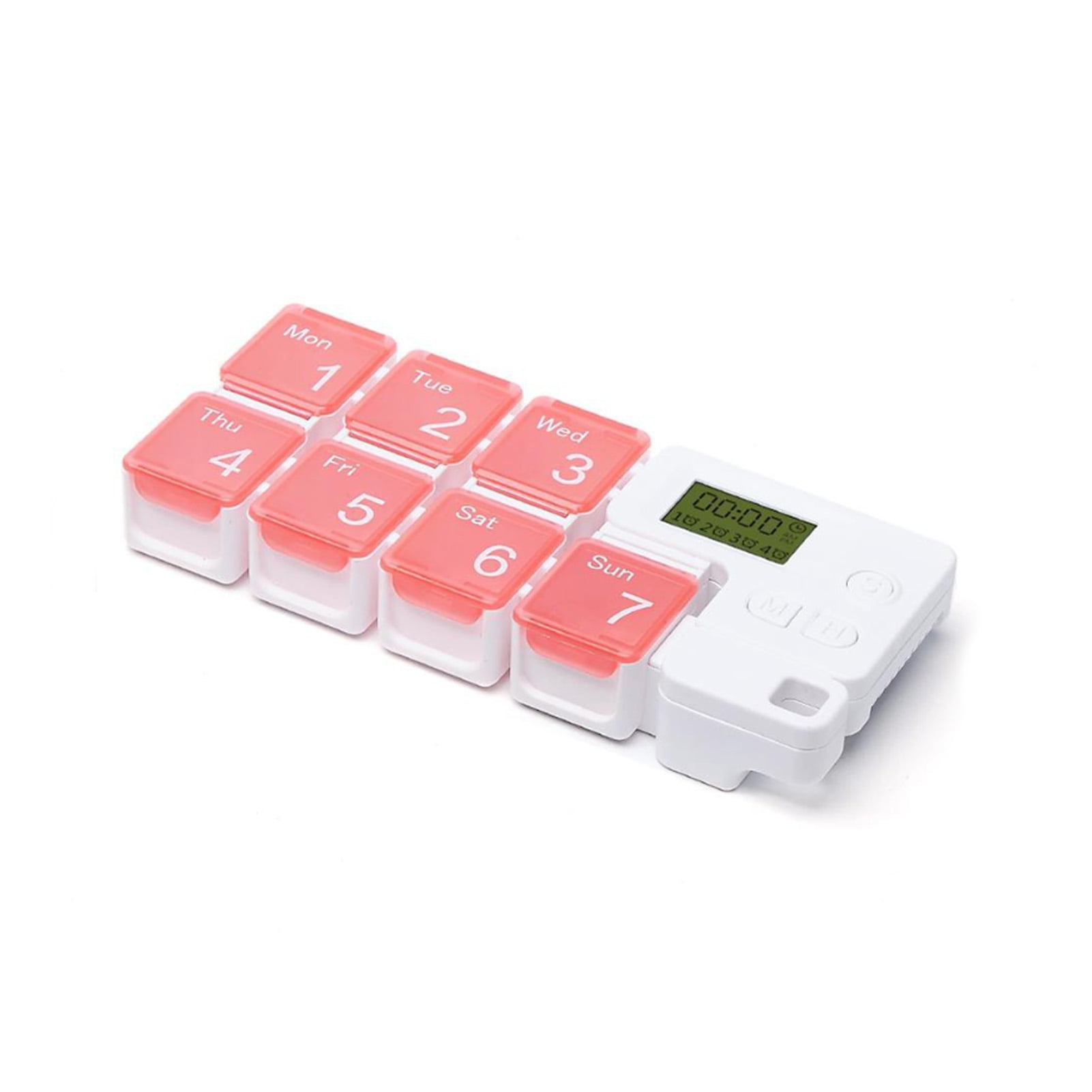 SHIMOYAMA 7 Days Weekly Pill Case Medicine Tablet Holder Pillbox Dispenser  Medicine Cabinet Wall Storage Organizer Container