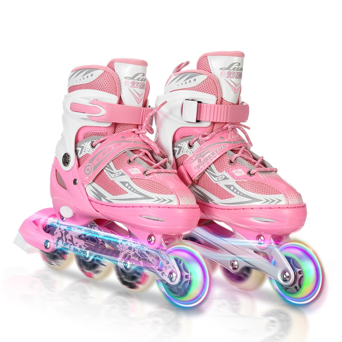 Boys Girls Inline Skates Flashing 