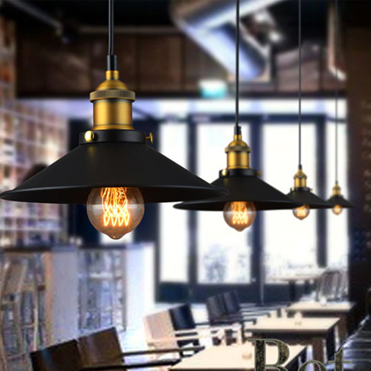 INDUSTRIAL CEILING PENDENT HANGING LIGHT DINNING HOME DECORATIVE 
