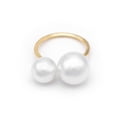 thumbnail image 2 of Alliage Bague Doigts Pendentif Mode Bijoux Multicolores Présent Bal Rouille Mode Simple Structure Engagement Mariage à la Mode Fournitures Or, 2 of 9