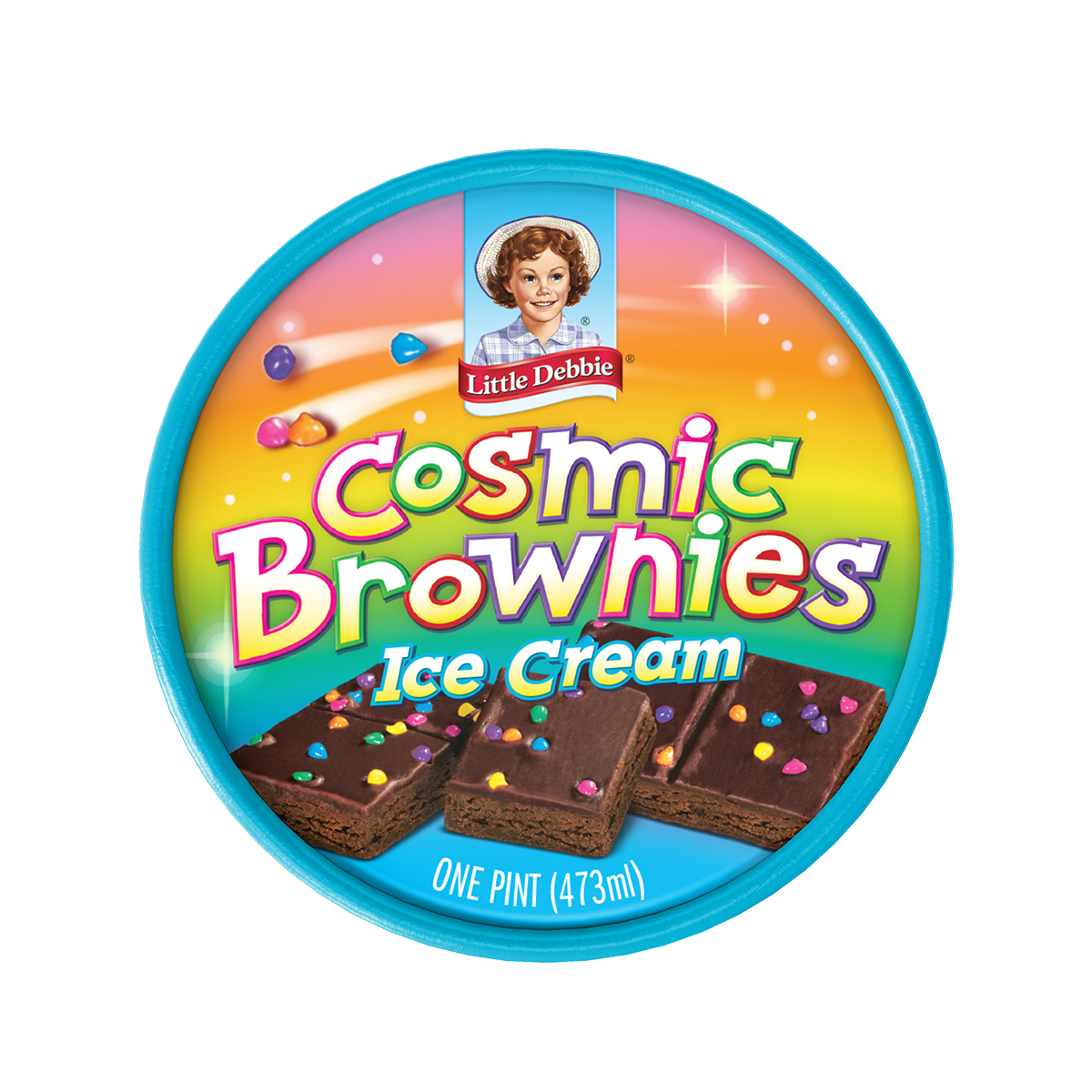 Little Debbie Cosmic Brownies Ice Cream, 16 fl oz, 1 Count