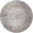 thumbnail image 2 of Addison Rugs Dream Shag Premium Machine Washable Transitional Abstract Mocha Round Rug, 8' x 8', 2 of 8