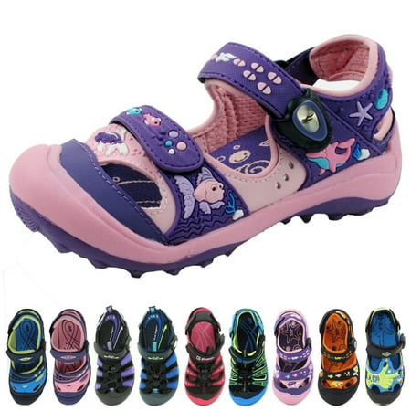 

GP Toe Guard Sandals for Girls: 7610 Purple Pink EU30